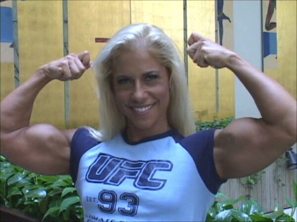 Flexible Prods Vids - Blonde Muscle Girl Biceps - Image 3