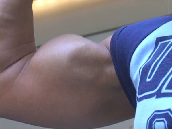 Flexible Prods Vids - Blonde Muscle Girl Biceps - Image 4